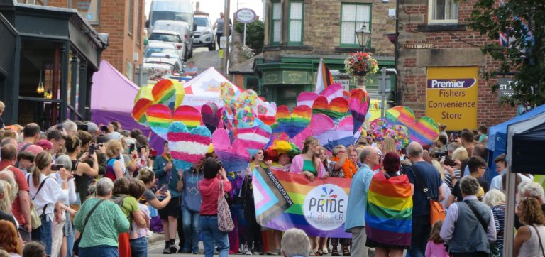 Youngsters lead the parade