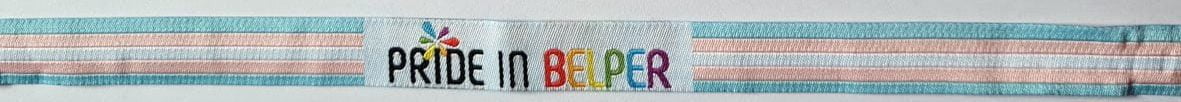 Pride in Belper 2023 Trans wristband