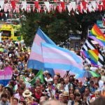 Crowds at Pride in Belper